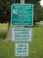 Morningside Cemetery: Carry In Carry Out